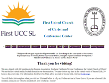 Tablet Screenshot of firstuccsl.org